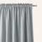 ROOM99 Vorhang mit Kräuselband Aura 140 x 250 cm Breite x Höhe Schiebegardinen Modern Curtain Wohnzimmer Schlafzimmer Hellgrau, 1 Stück