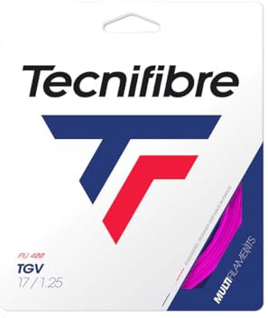 Tecnifibre Tgv L 12M Tennis Cordage en Garniture Multifilament Pink 1,25