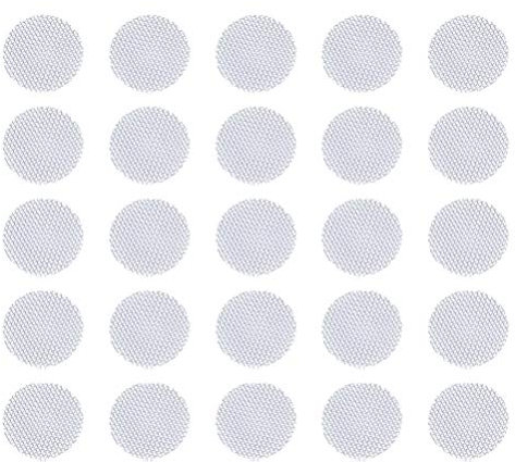 Yardwe 25 Stücke Blumentopf Mesh Pad Bonsai Gitter Netzblech Verhindern Boden Verlust Topf Abdecknetz für Pflanztopf Blumenkasten Pflanzkübel Drainage Gitter