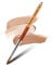 Aokitec Kolinsky Acrylic Nail Brush Size 12, Acrylic Brushes for Nails Wood Nail Art Brush for Acrylic Powder Acrylic Liquid Manicure Nail Art Tools