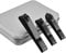 Nail Clipper Set & Nail Trimmer, 3PCS Nail Cutter Set, Sharp Straight & Curved & Slant Cutting Blades, Perfect for Toenail, Fingernail & Ingrown Nail with Metal Case