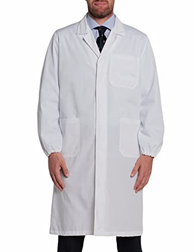 C.B.F. Balducci Group Camice Bianco Da Laboratorio e Lavoro Uomo Donna - Grembiule (Bianco, S)