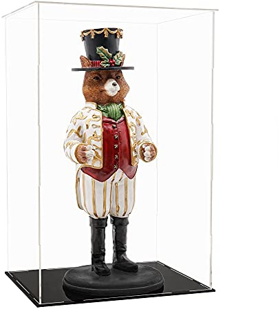 Tingacraft Vitrine Acrylique (21,9 x 17,9 x 35 cm) Boîte pour Collection Figurine 30cm 1/6