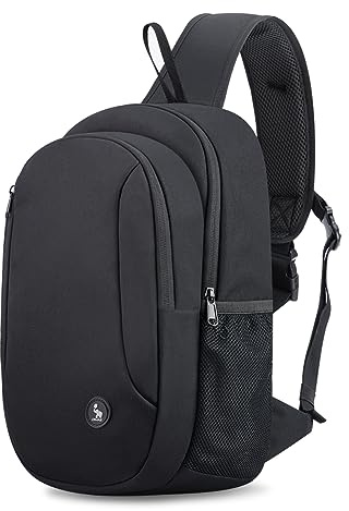 OIWAS Sling Bag for Men - Lightweight Crossbody Bag Fit 12.9 Inch Tablet One Strap Backpack Travel Sport Shoulder Bag Cycling Chest Bag