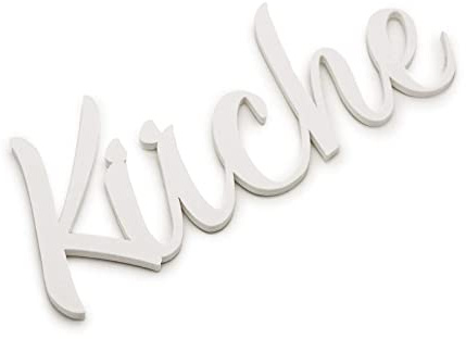 Küche Türschild Küchen Schriftzüge Zimmer Selbstklebend Weiß
