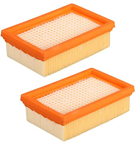 2 Pack Filter Replacement Parts for Karcher WD4 WD5 WD6 MV4 MV5 MV6 Wet & Dry Vacuum Cleaner Accessories