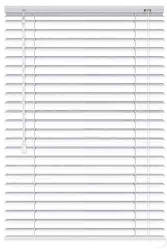 TENDEEVOLUTION Tenda Veneziana Interni su Misura in Alluminio con Lamelle da 25 mm completamente personalizzabile. Tenda Veneziana da Interno per Casa o Ufficio, adatta a Porte e Finestre