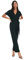 TRENDYOL Damen Belted Chest Collar Overall, Schwarz, 42 EU