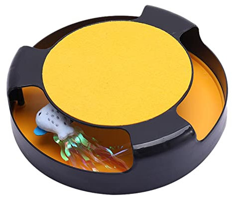 a-r Katzen-Plattenspieler-Spielzeug,Glattes und langlebiges Katzen-Mausefalle-Spielzeug, Kätzchenspielzeug mit Rutschfester Unterlage | Attraktives interaktives Katzenspielzeug Heimtierbedarf