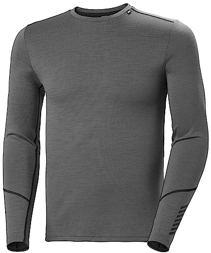 Helly Hansen Herren Lifa Merino Midweight Crew, Beton, XL