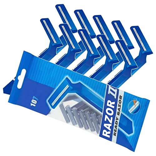Twin Blade Razor Shave Men Women Shaver Comfortable Sweedish Steel Hair Removal Skin Equipment Shaving Blades For Home Supplies Travel Accessories Disposable Razors (Pack Of 10)
