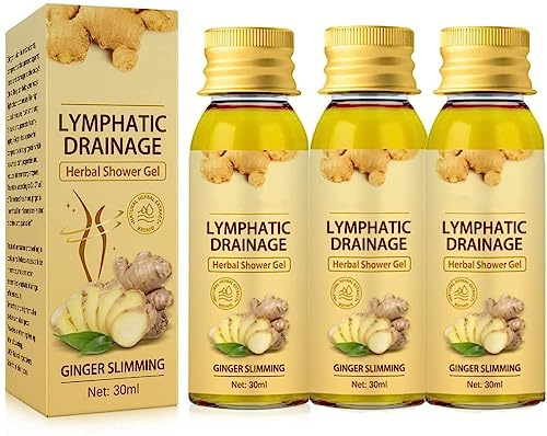 Lymphatisches Detox Duschgel Ingwer Kräuter Duschgel Natürliches Bio Abnehmen Feuchtigkeitsspendend Erfrischendes Duschgel