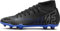 Nike Herren Superfly 9 Club Fg/Mg Fußballschuh, Black/Chrome-Hyper Royal, 43 EU