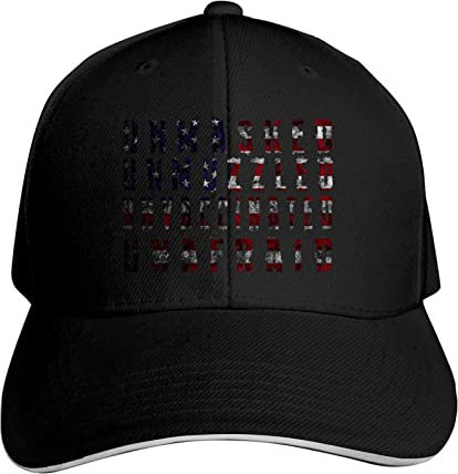Herren Damen Basecap Entlarvt, Ohne Maulkorb, Ungeimpft, Ohne Angst Visier Hut Reine Farbe Hip-Hop-Hut Leicht Baseballmütze Für Reisen Laufen Angeln