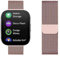 Armband Kompatibel mit Amazfit Bip 5 Armbänder Metall Edelstahl Gewebte Magnetische für Damen Herren Schnellverschluss Ersatzarmband für Amazfit Bip 5 Uhrenarmband (20)