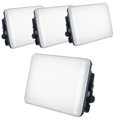 Lot 4 projecteurs LED 50W 5000 LM 4000K IP65 connexion en direct