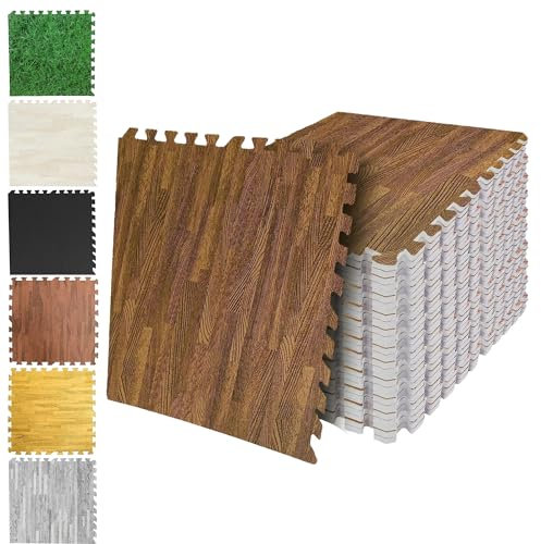 SG Traders (2cm) Eva Foam Mats Interlocking Gym Flooring Puzzle Exercise Mats Non-Slip Rubber Cushion Floor Tiles Interlocking Eva Tiles Gym Workout Mat (60x60cm) 24 x 24