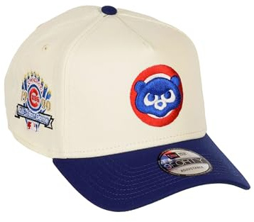 New Era Chicago Cubs MLB 2001 Sidepatch Cooperstown Chrome Black 9Forty A-Frame Snapback Cap