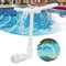 Benustra Inground Pool Springbrunnen, Doppelsprüh-Wasserfallbrunnen für ober- und innenliegende Pools, einstellbarer Druck, Wasserfall-Sprinkler-Springbrunnen für Kühlung und Spa, Entspannung