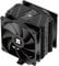 Thermalright Burst Assassin 120 EVO DARK CPU Cooler, 6 Heat Pipes Cooler, Double PWM Quiet Fans CPU Air Cooler with 1500RPM Speed, for AM4/ AM5,Intel 1700/1851/1150/1151/1200, Computer Tower Cooing