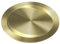 JTWWDM Couvercle Poubelle Rond en Acier Inoxydable 304, Couvercle Poubelle À Bascule Intégré, Poubelle Encastrée pour Plan Travail de Cuisine, Plan de Travail Toilettes,d'or,252mm