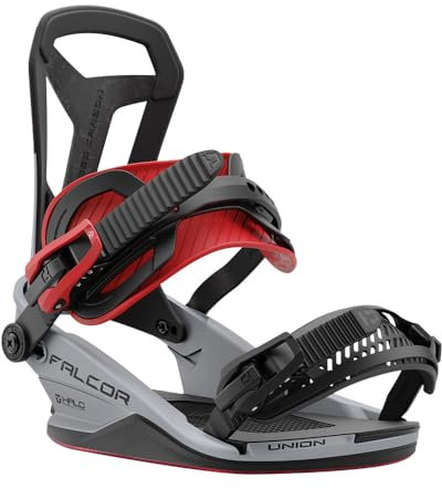 Union Falcor Snowboardbindungen, L US Men 10.5-13, silber