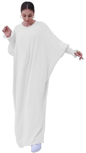 Zofocy Muslim Prayer Abaya Islamic Women Lightweight Maxi Dress Long Sleeve Ladies Dubai Kaftan