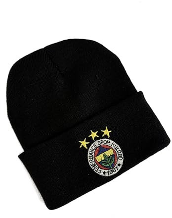 Gök-Türk Beanie Mütze mit Logo Fenerbahce - schwarz
