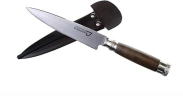 Argentine Steak Knife with Wood and Alpaca (Broun)