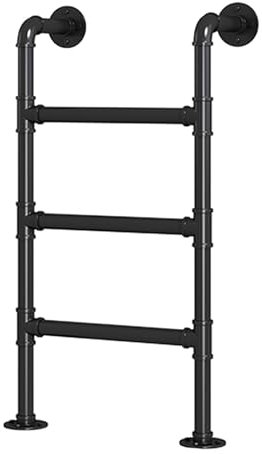 Multi purpose Wall Mounted Attic Ladder for Easy Access in RV Library or Deck Portable and Compact Basement Window Well Egress Ladder 42in Black Easy Installation