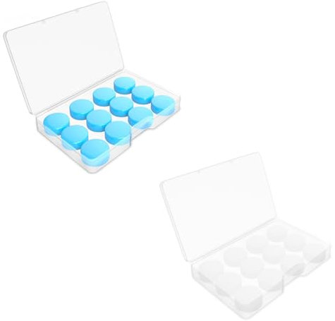 YPYMOD 12 Paires Bouchon d'Oreille Boule Quies En Silicone Moulable, Réutilisables et Étanches, Pour Sommeil, Suppression du Bruit, Dormir, Natation, Ronflement