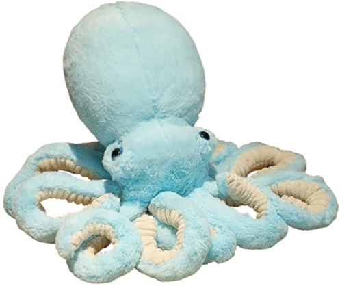 Oktopus Plüschtier,Oktopus Plüschpuppe Spielzeug,Krake Kuscheltier Baby,Kuscheltier Krake Kreative Plüschtier Marine Spielzeug,Schlafen Beschwichtigen Sie Puppe Für Kinder Mädchen (30cm,blau)