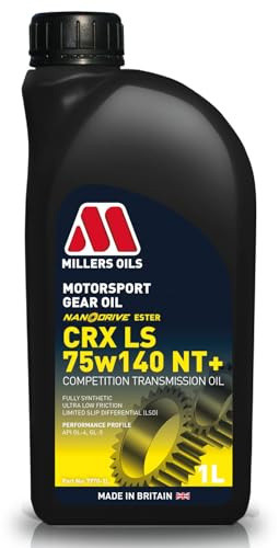 Millers Oils CRX LS 75w-140 75w140 NT+ Fully Synthetic Nanodrive Motorsport Transmission Oil (7970JMP) - 1 Litre 1L
