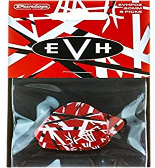 JIM DUNLOP Plektrum Eddie Van Halen, Frankenstein, 6 Stück, Rot