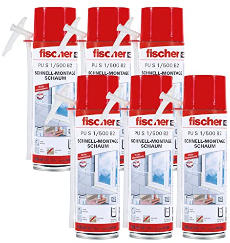 Fischer Mousse polyuréthane à montage rapide S1/500 B2 500 ml (6)
