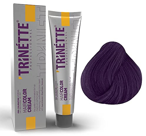 Trinette No 4.22 Viola Melanzana Crema Colorante Permanente 100 ml - Toni Viola Intensivi, Riflessi Profondi, Alta Copertura, Lunga Durata