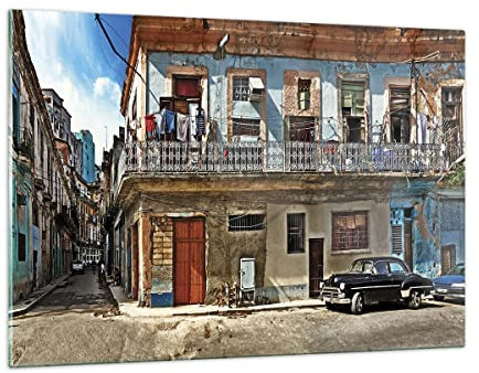 Bilder auf Glas 120x80cm Wandbild Glasdruck Architektur Städte - 4255