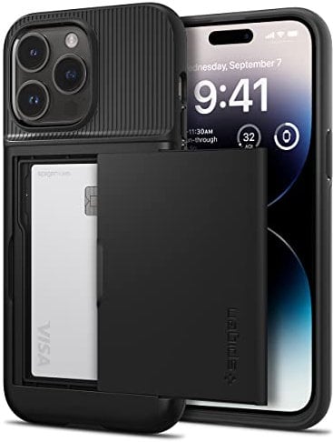 Spigen Slim Armor CS Case Compatible with iPhone 14 Pro - Black
