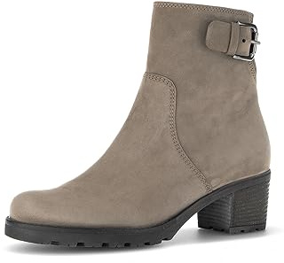 Gabor Damen Ankle Boots, Frauen Stiefeletten,Moderate Mehrweite (G),halbstiefel,Kurzstiefel,uebergangsschuhe,Muskat (Micro),39 EU / 6 UK
