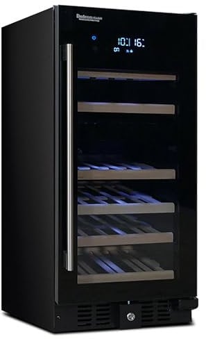 Datron, Cantinetta Vino Doppia Temperatura, Luxury 32 bottiglie, Assistenza Italiana, Vetrina Frigo Elegante e Professionale, Bassa Rumorosità, Consumi Energetici Ridotti