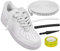 Endoto Lacci Corda per Air Force 1 Scarpe, Stringhe Spesse Grossi e Grandi, Rope laces Kit per Sneaker- Bianco, 12.7MM