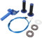 IUVWISN Gruppo acceleratore per moto da 22 mm gas rapido, cavo universale per acceleratore, per Dirt Pit Bike, Mini Bike, Mini Bike, colore: blu