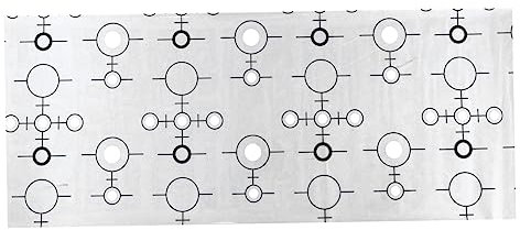 ORFOFE Streifen-fensterfolie 100 X 45 Cm Pvc Sichtschutz-fensteraufkleber Robust Heimdeko Lichtdurchlässig