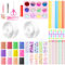 Bofanze 62 Stück Nano Tape Bubbles Set Super-Spaßig Blowing Bubble Tape Magie Nano Tape Set für Kinder Erwachsene DIY Stressabbau, mit Schön Pailletten Aufkleber Ton