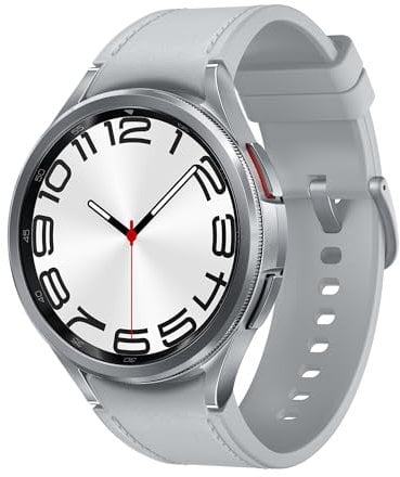 SAMSUNG WATCH6 CLASSIC BT 47MM SILVER (Renewed)