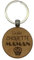 Schlüsselanhänger aus Holz mit Gravur Die meiste Eule Mama, Geschenk für Damen, Weihnachten, Geburtstag, Muttertag, beige, 7.5cm