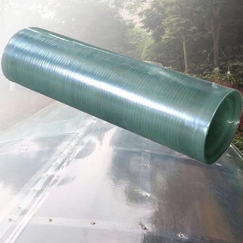 Auvent de toit en fibre de verre imperméable pour serre et balcon - 1,5 x 4 m