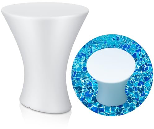 Wonderjune 43,2 cm große Poolhocker Barhocker im Wassersitz für Unterwassernutzung, tauchfähiger Barhocker für Pool-Bar-Szene