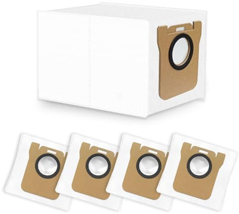 liveryde 5 Bolsas de polvo compatibles para Xiaomi X20+ / X20 Max / X20 Pro / X10 / X10 Plus, para Dreame L10 L10s L20 L30 Ultra, para JONR P20 PRO accesorios, 5 bolsas de aspiradora