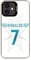 Ronāldo Jersey Case Compatible with iPhone 12/12 Pro 6.1 inch, Classic Soccer Jersey Phone Case for iPhone 12/12 Pro Slim Thin Rugged Cover Non-Slip Shockproof, White